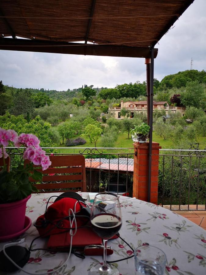 카이오레인챠안티 "La Casa Di Maria Luce" Con Terrazza Panoramica 아파트 외부 사진